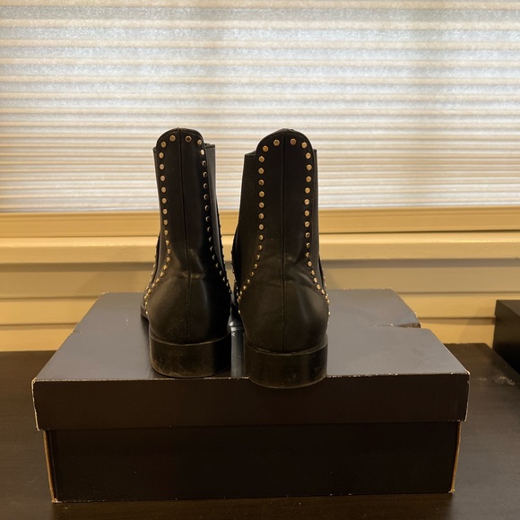 ZARA Black Studded Chelsea Boots - Picture 4 of 5